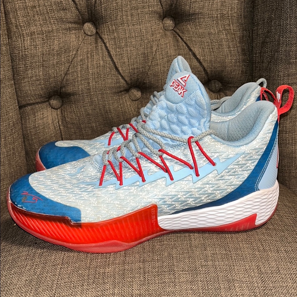 PEAK Men's Sneakers, Lou Williams Lightning Sport Shoes size 8